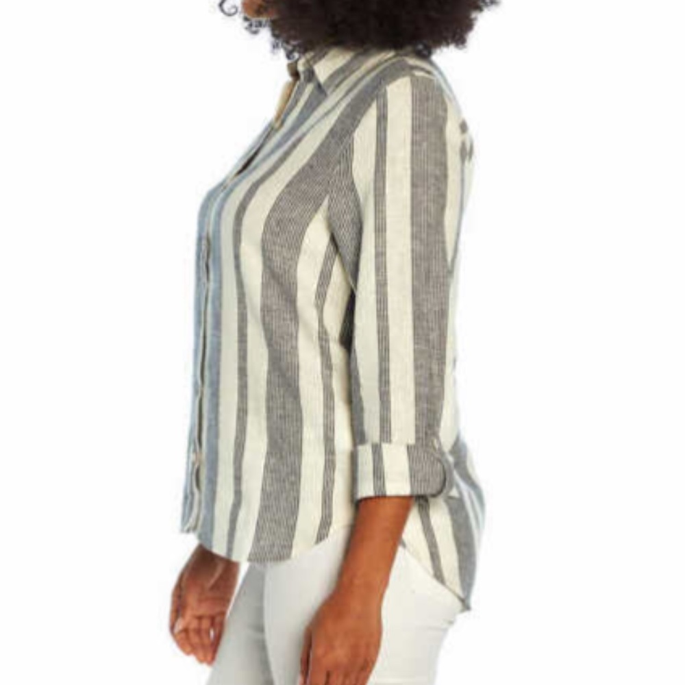 🆕 Orvis Linen Top - Picture 3 of 12